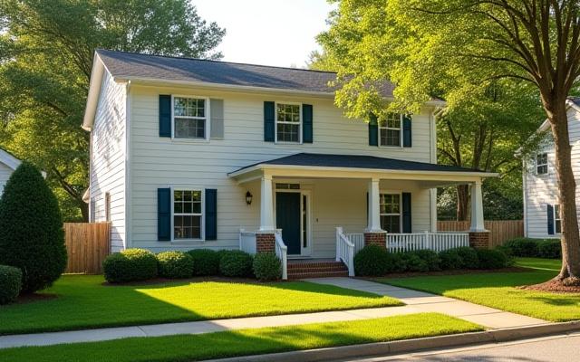 Modern, well-maintained family home in Columbia SC, symbolizing stable housing and community.